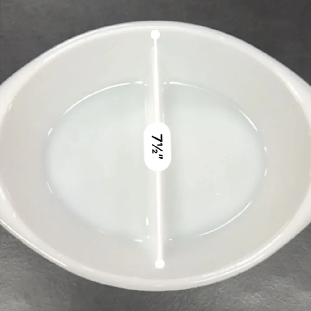 Vintage Glasbake Atomic Starburst Serving Dish Milk Glass Dish Made in USA MCM